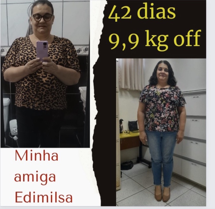 Paula Regina 8.5kg em 42 dias